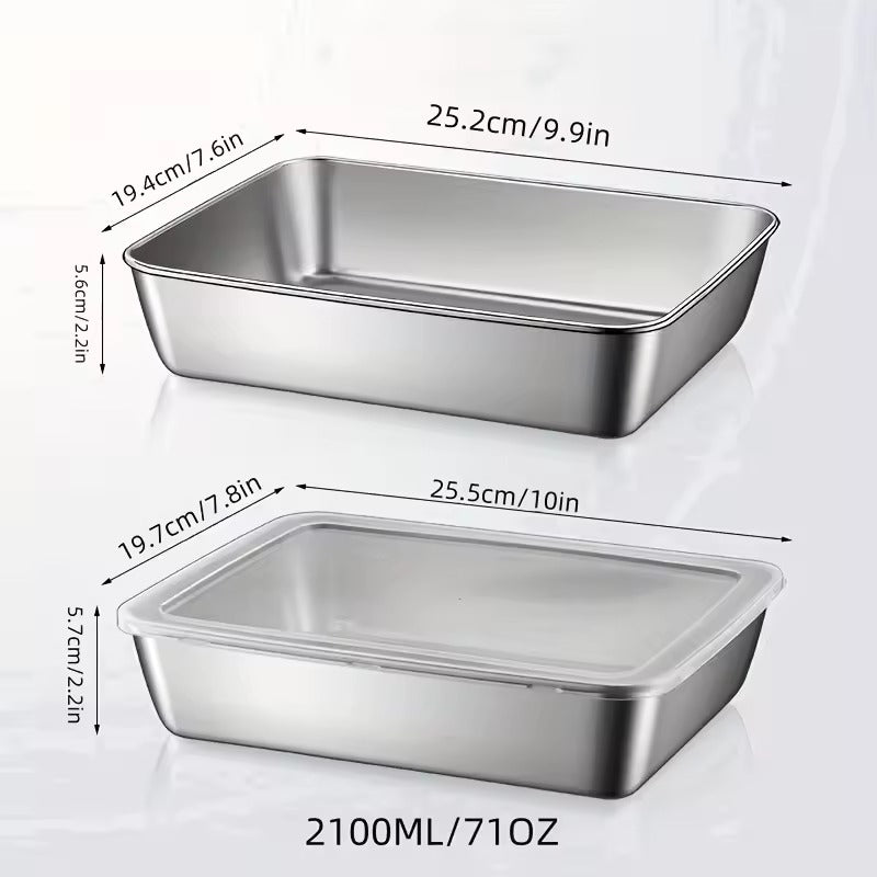 304 Stainless Steel Container – Freshness Lasts Up to 1 Month | 70% OFF!