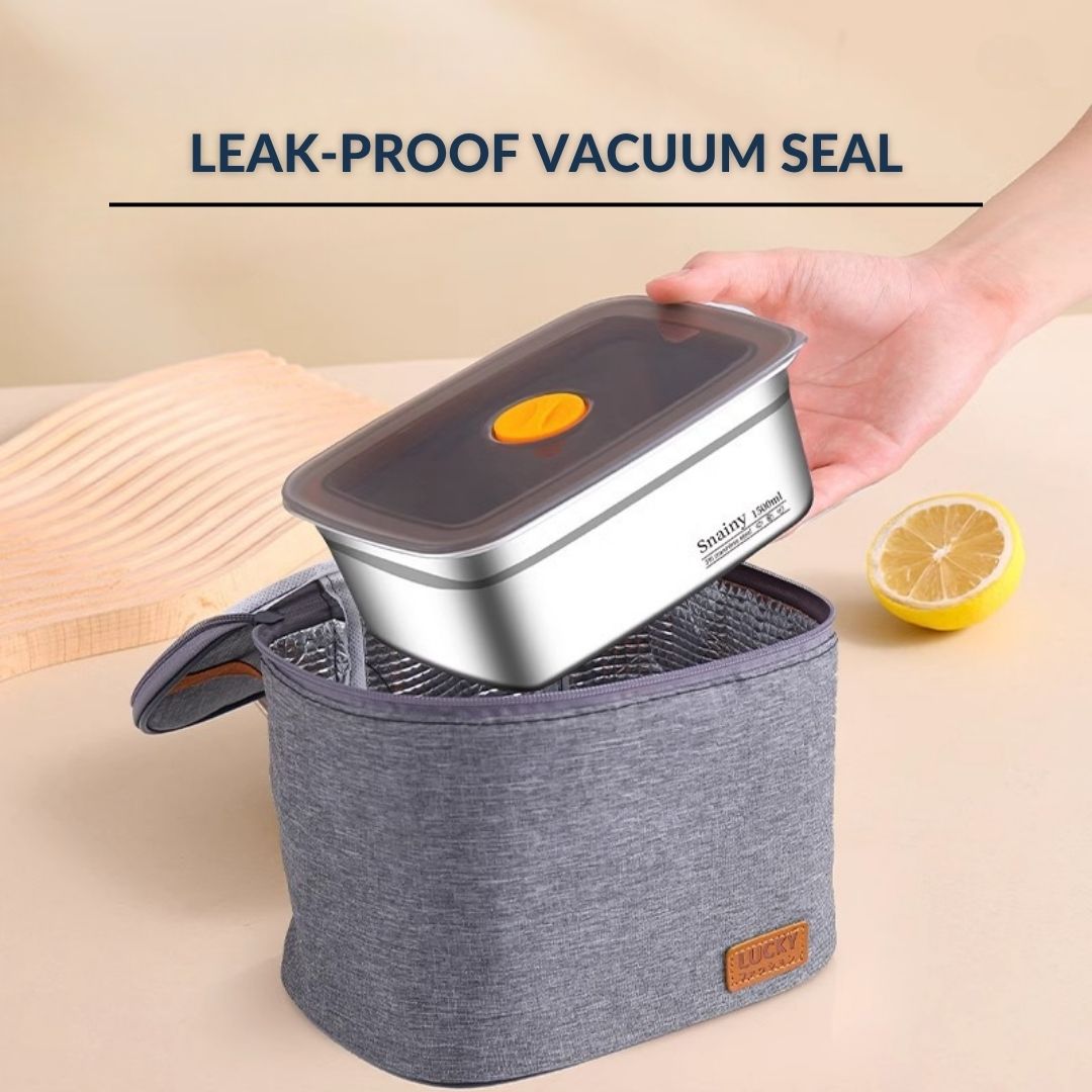 316 Stainless Steel Vacuum Food Container – Antibacterial & Durable