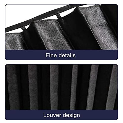 Car Side Window Sun Shade - Magnetic Privacy Sunshades Window Curtain Keeps Cooler Screen for Baby Sleeping Black (4 Pcs) (Copy)