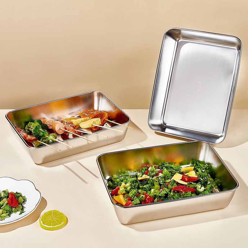 Japanese Stainless Steel Food Storage Boxes