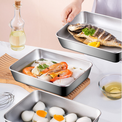 Japanese Stainless Steel Food Storage Boxes✨