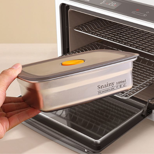 316 Stainless Steel Vacuum Food Container – Antibacterial & Durable