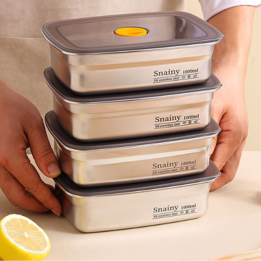 316 Stainless Steel Vacuum Food Container – Antibacterial & Durable