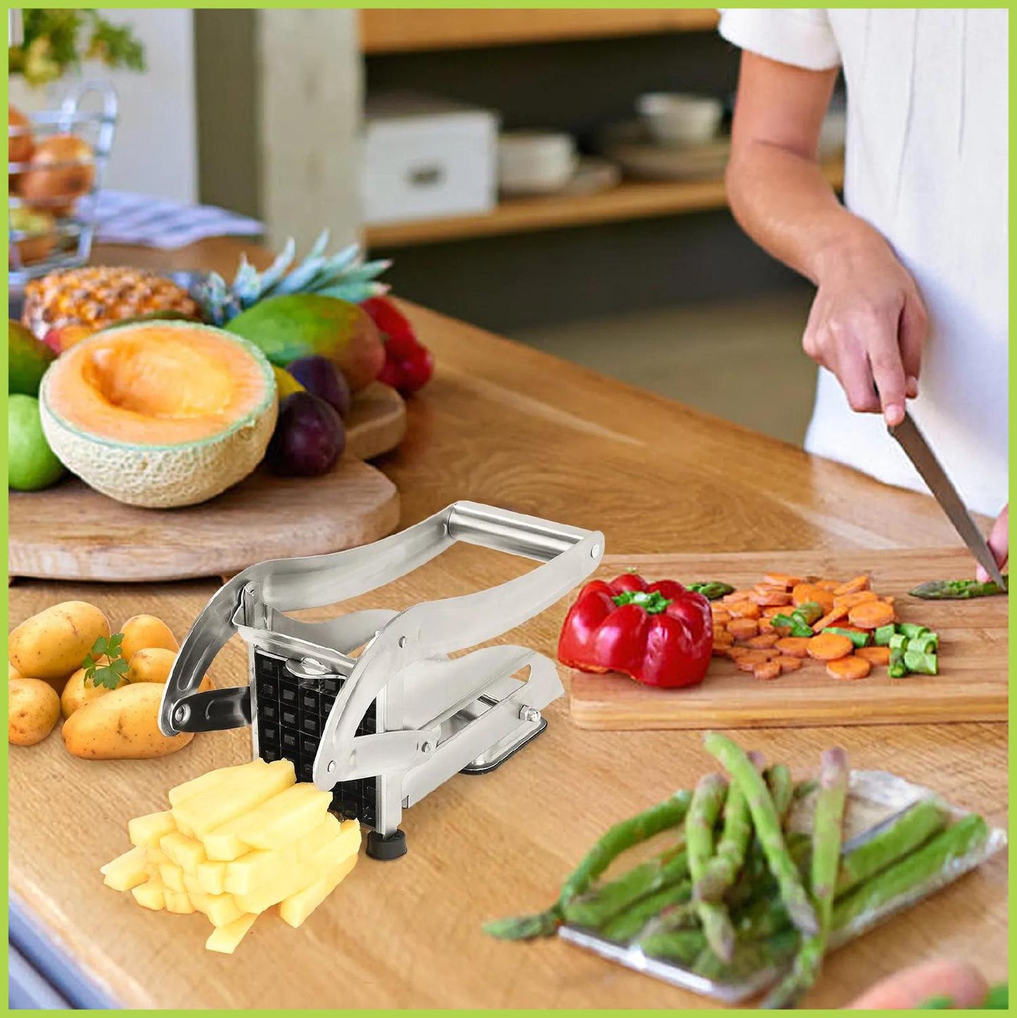 Stainless Steel Potato and Vegetables Cutter